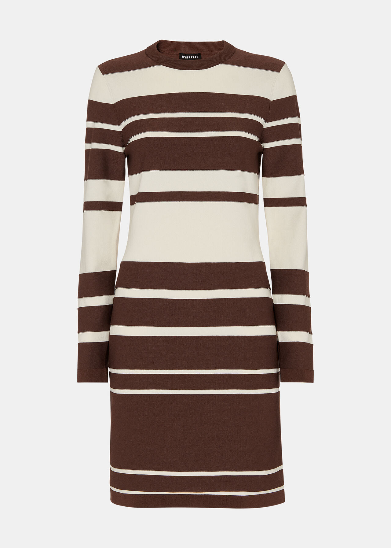 Variegated Stripe Knit Dress