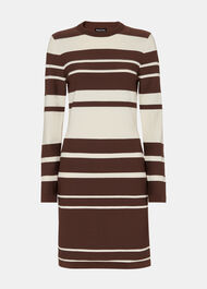 Variegated Stripe Knit Dress
