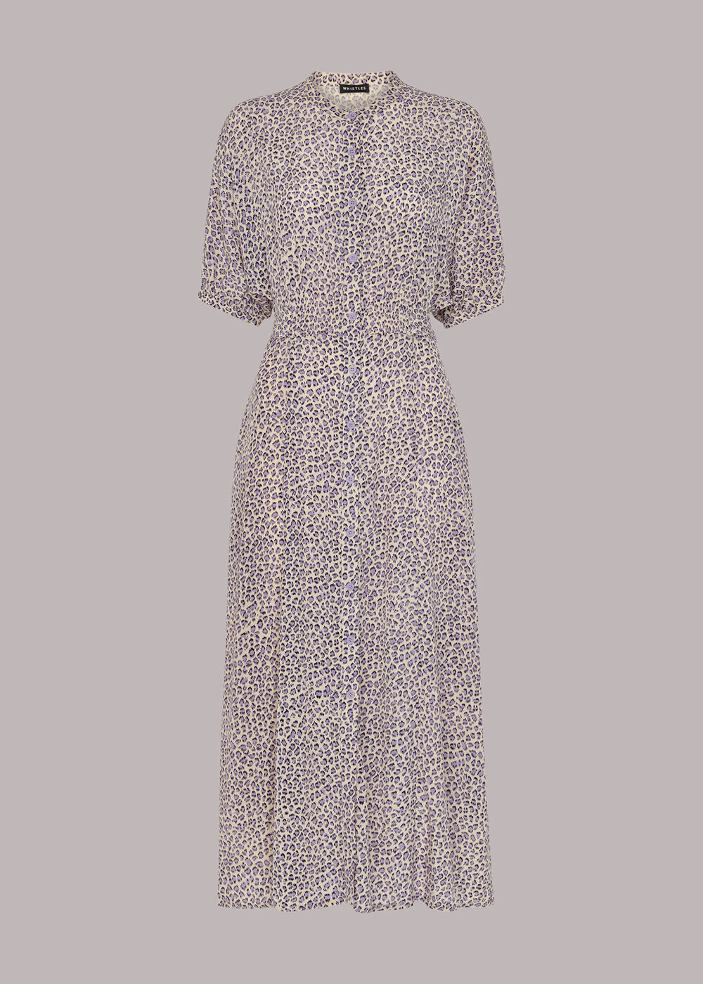 Dashed Leopard Midi Dress