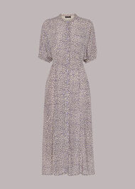 Dashed Leopard Midi Dress