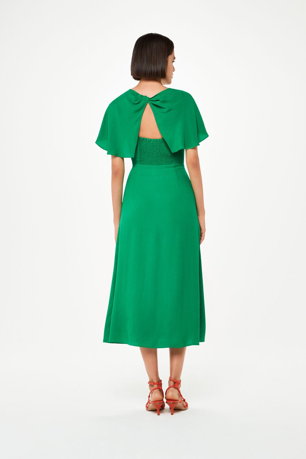 Annabelle Cape Sleeve Dress