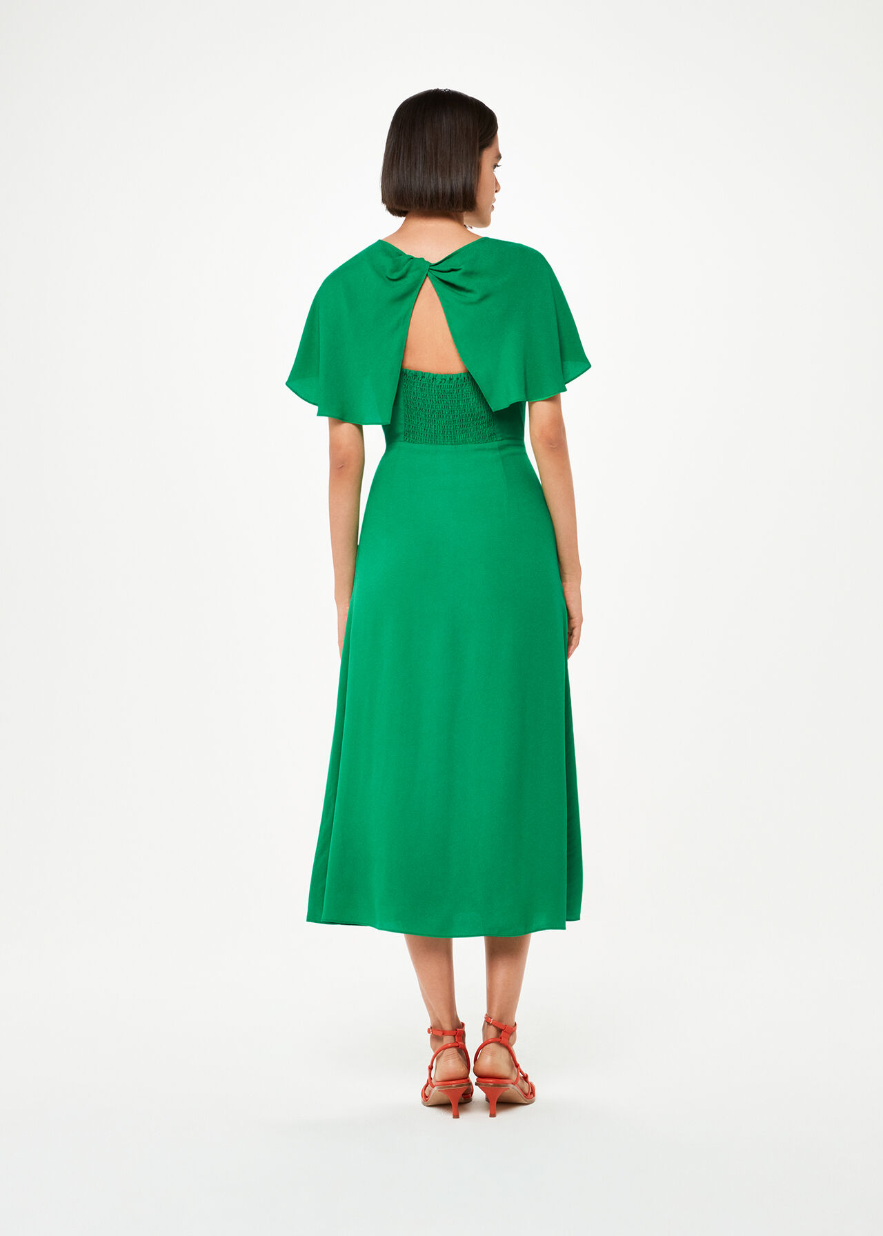 Annabelle Cape Sleeve Dress