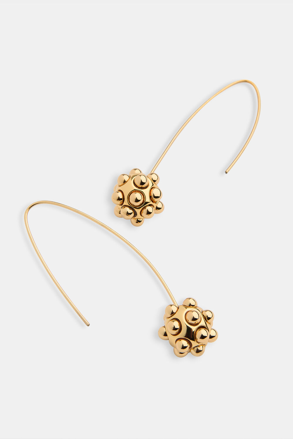 Bead Cluster Wire Earring