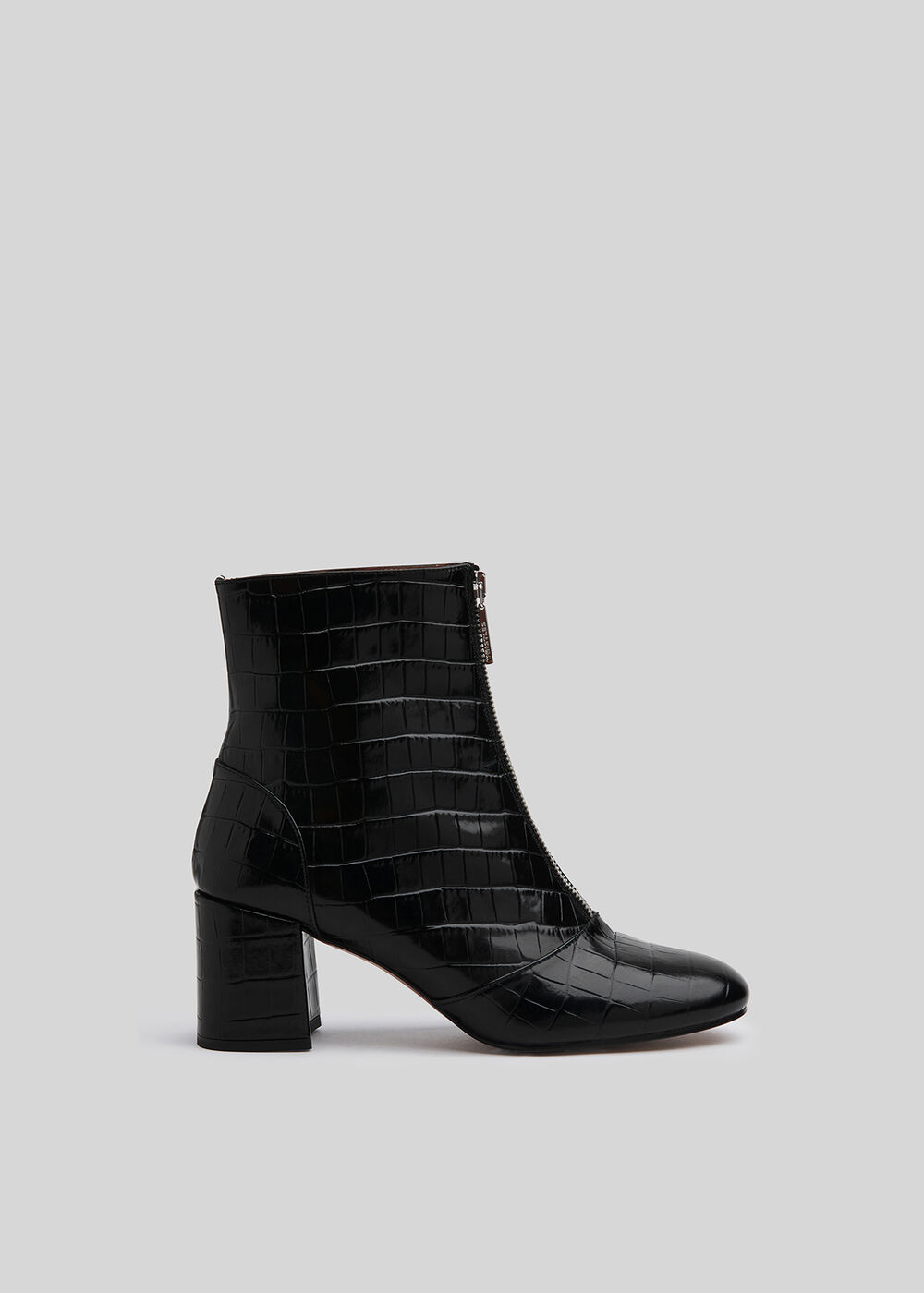 Rowan Croc Zip Front Boot