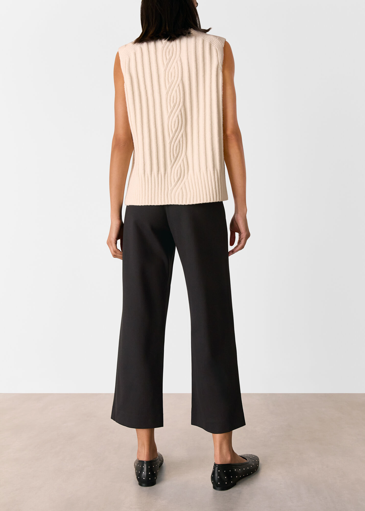 Black Camilla Wide Leg Trouser 