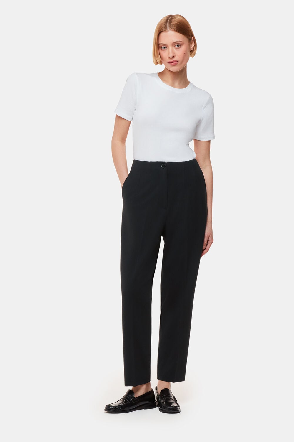 Black Lila Ponte Trouser