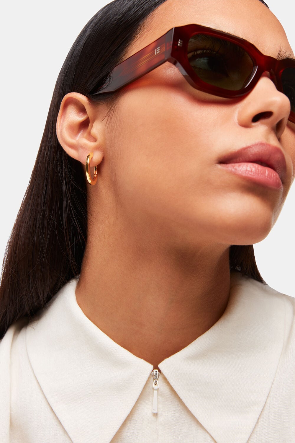 Flat Hoop Earring
