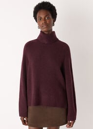 Roll Neck Wool Mix Jumper