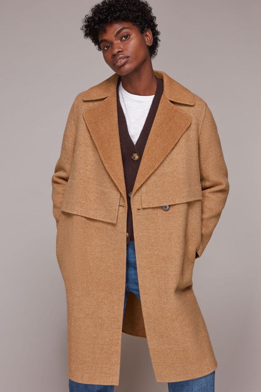 Yasmin Double Faced Wool Coat
