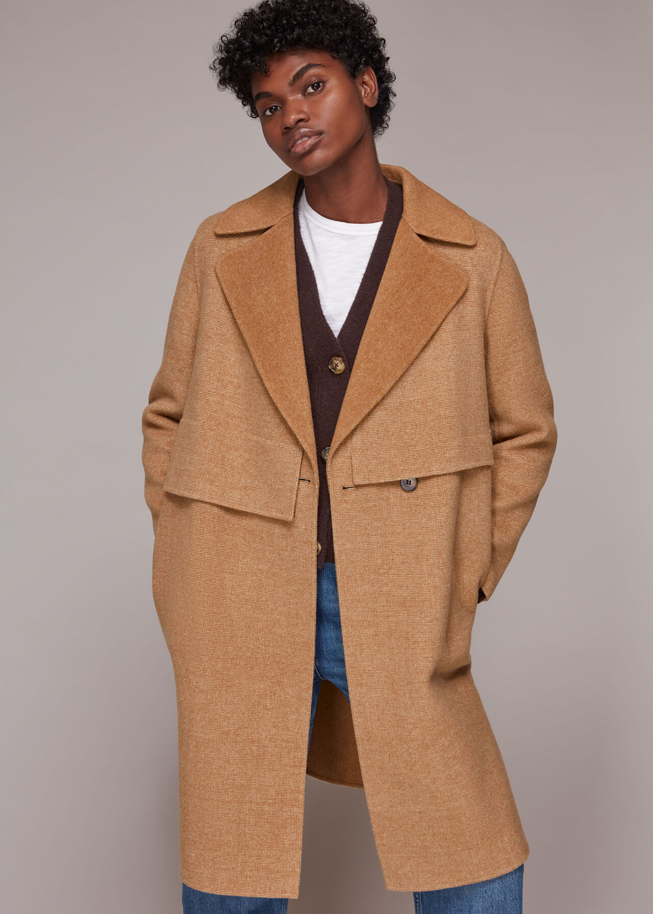 Yasmin Double Faced Wool Coat