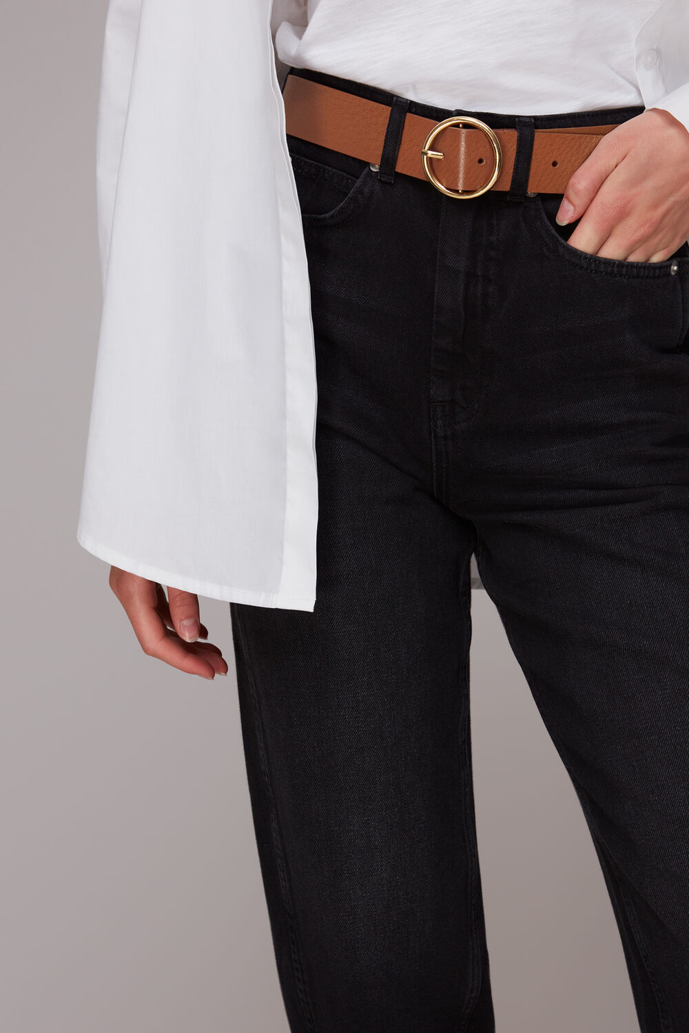 Circle Buckle Belt