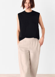 Barrel Leg Jersey Jogger
