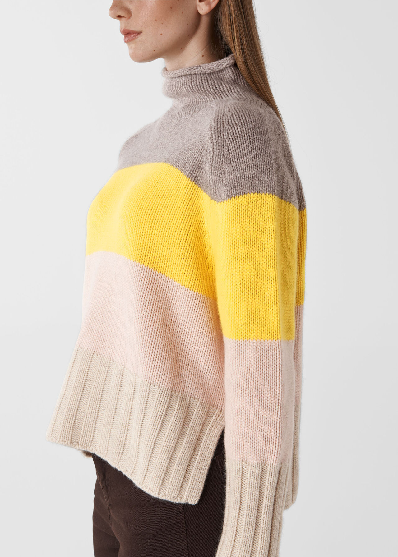 Cashmere Stripe Knit Multicolour