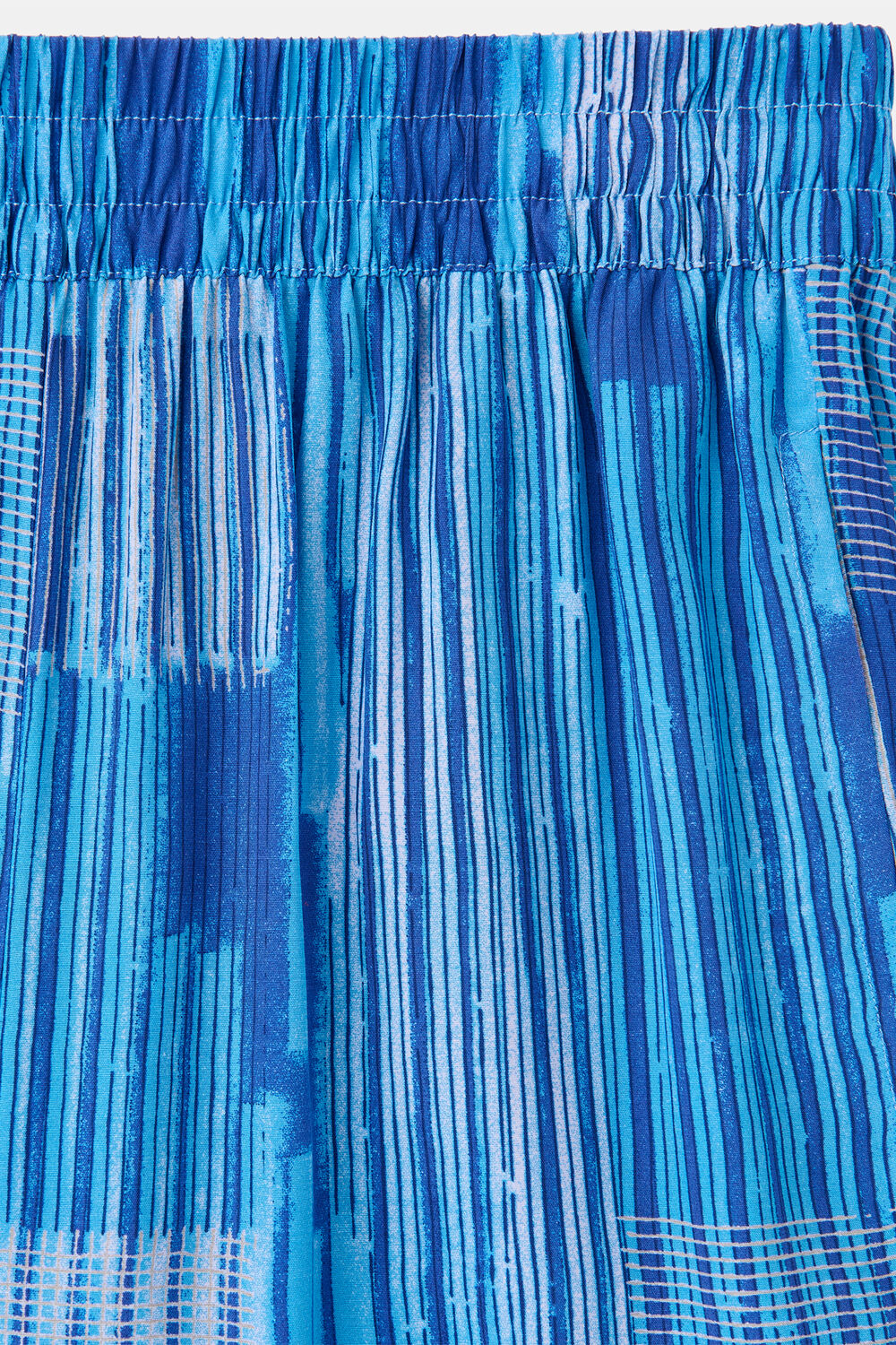 Stripe Print Cropped Trouser