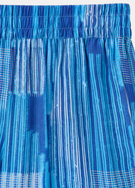Stripe Print Cropped Trouser
