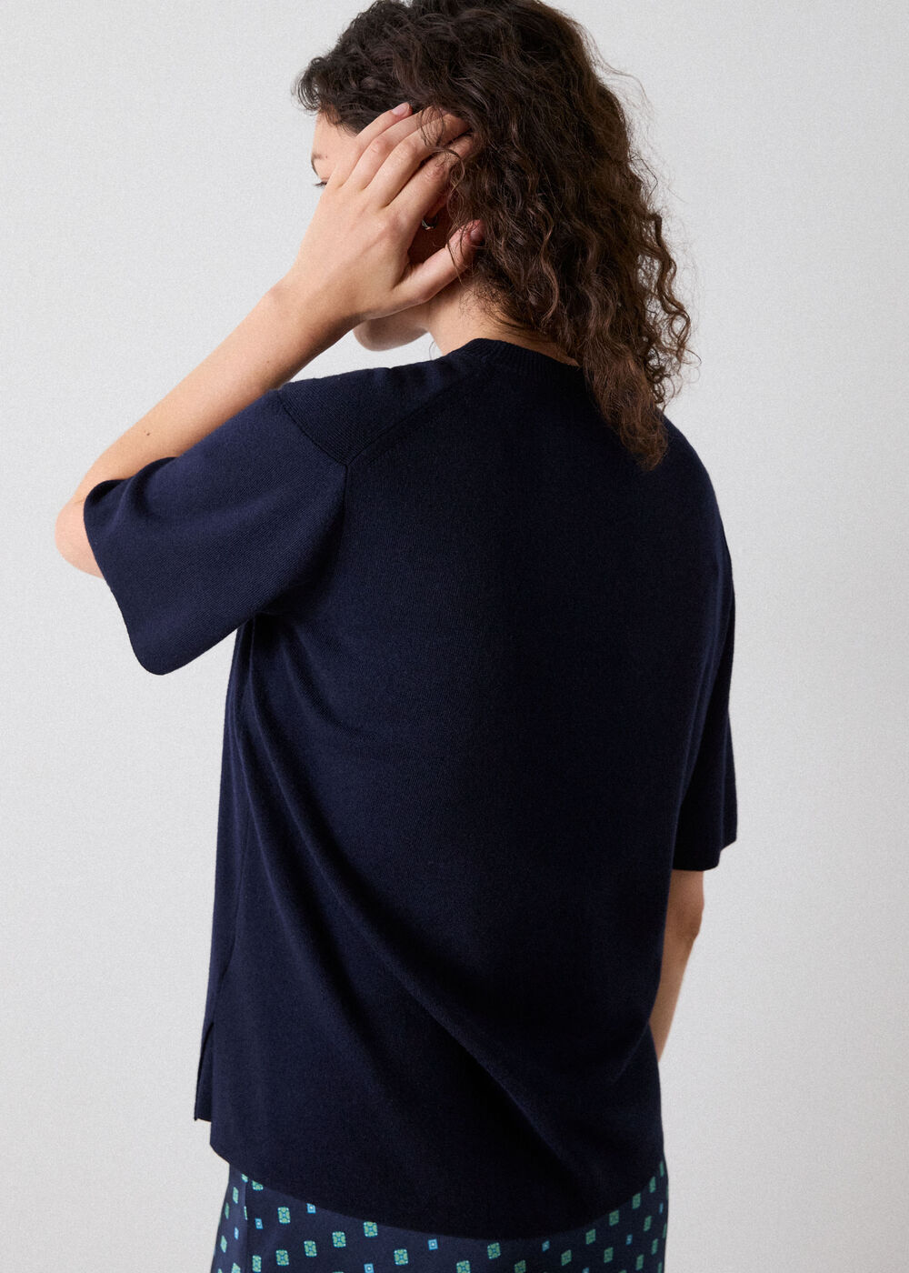 Fine Knit T-Shirt