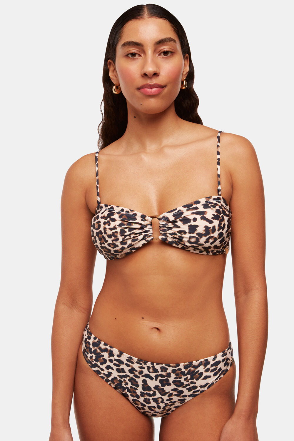 Leopard Print Animal Printed Bikini Top