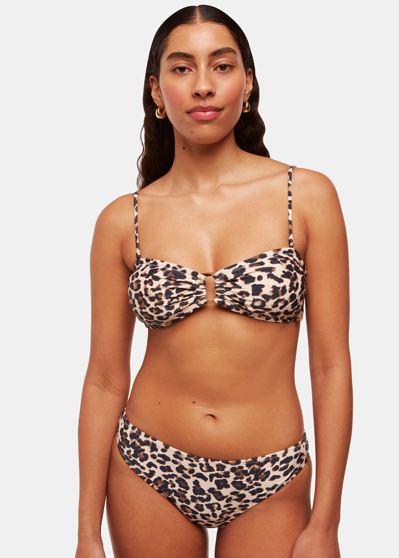 Animal Printed Bikini Top