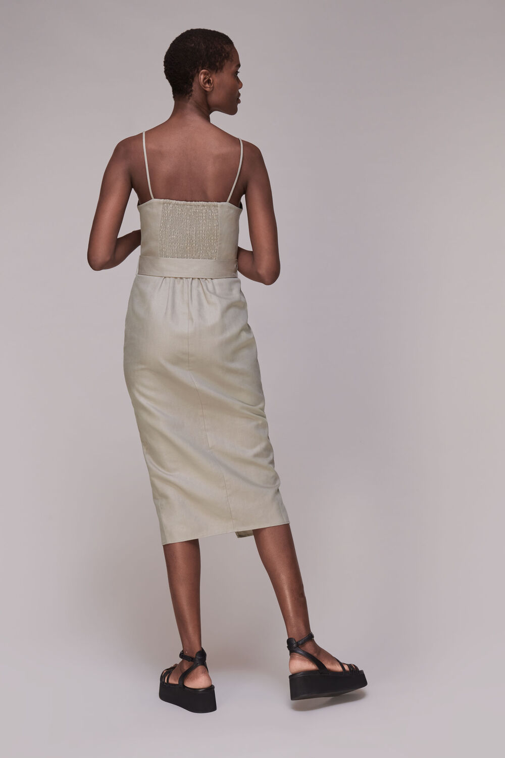 Zip Front Cami Dress