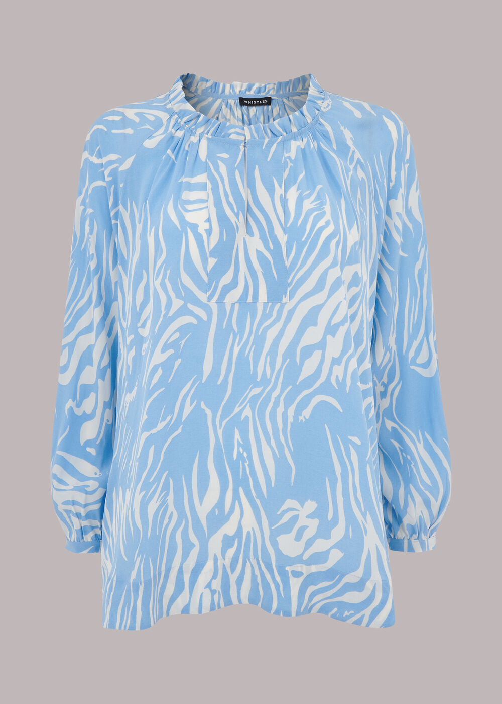 Tiger Print Blouse