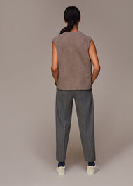 Lila Tapered Check Trouser