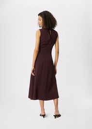 Seamed Detail Textured Dress