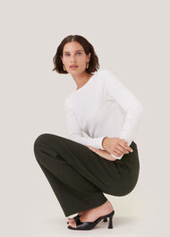 Natalie Wool Blend Trouser