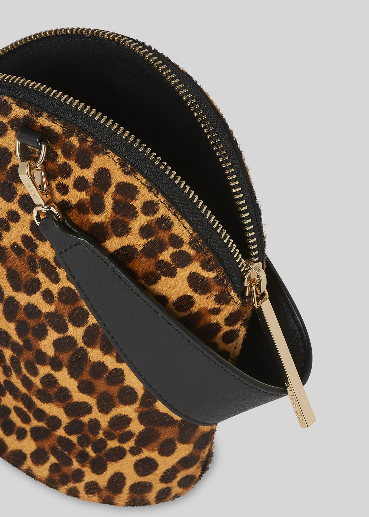 Leonard Leopard Wristlet
