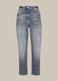 Stretch Frayed Slim Jean