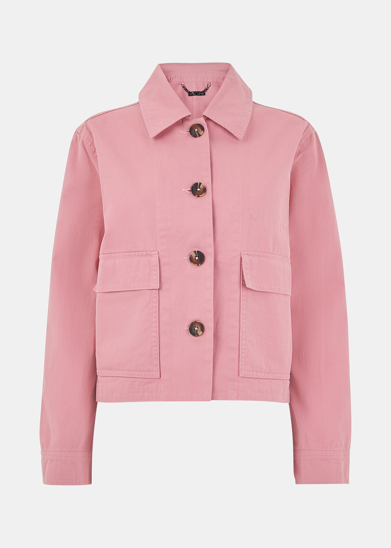 Dusty Pink Marie Casual Jacket WHISTLES Whistles UK