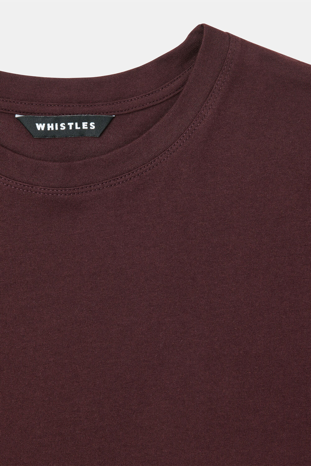 Burgundy Relaxed Long Sleeve Tee