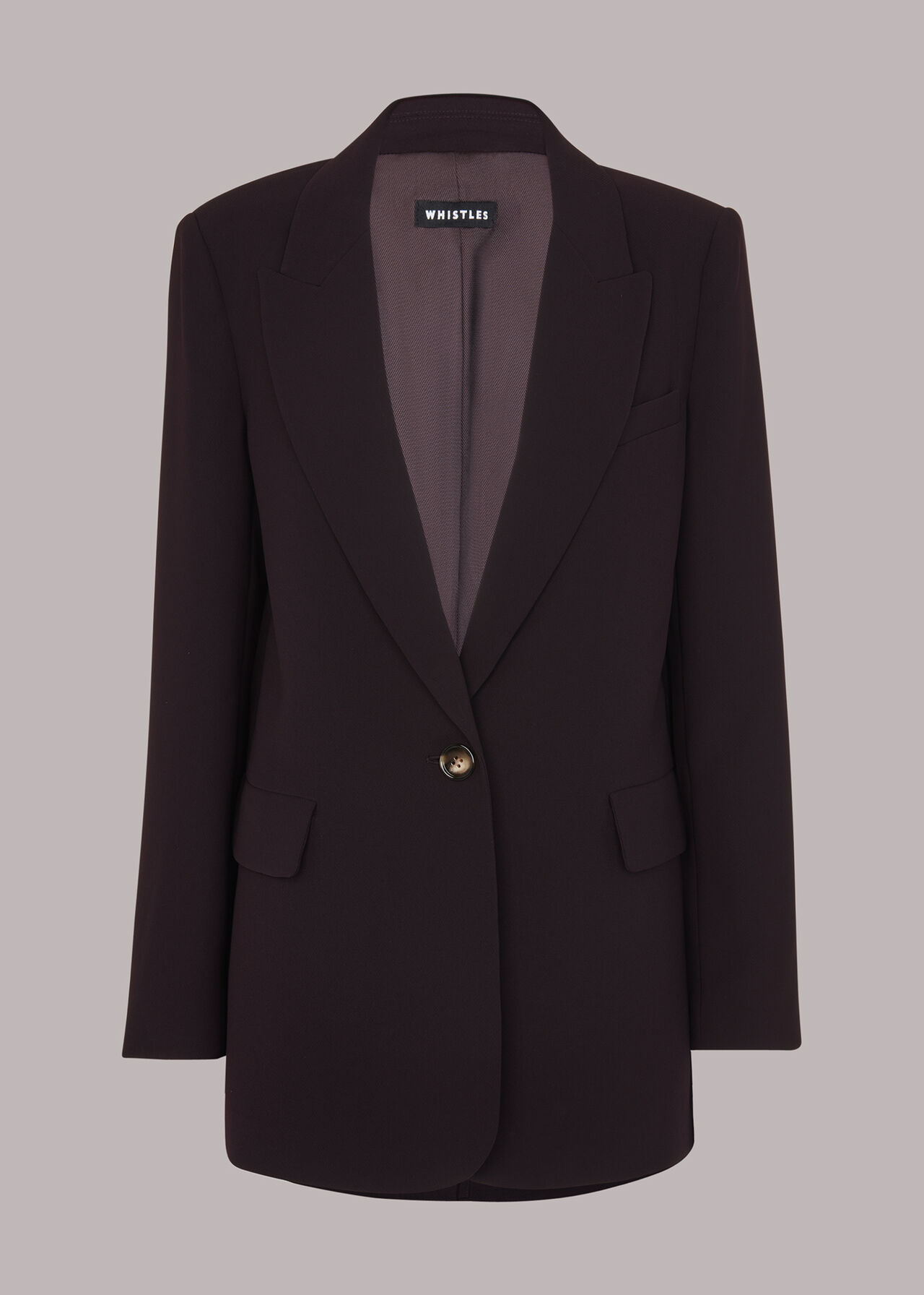 Crepe Boyfriend Blazer
