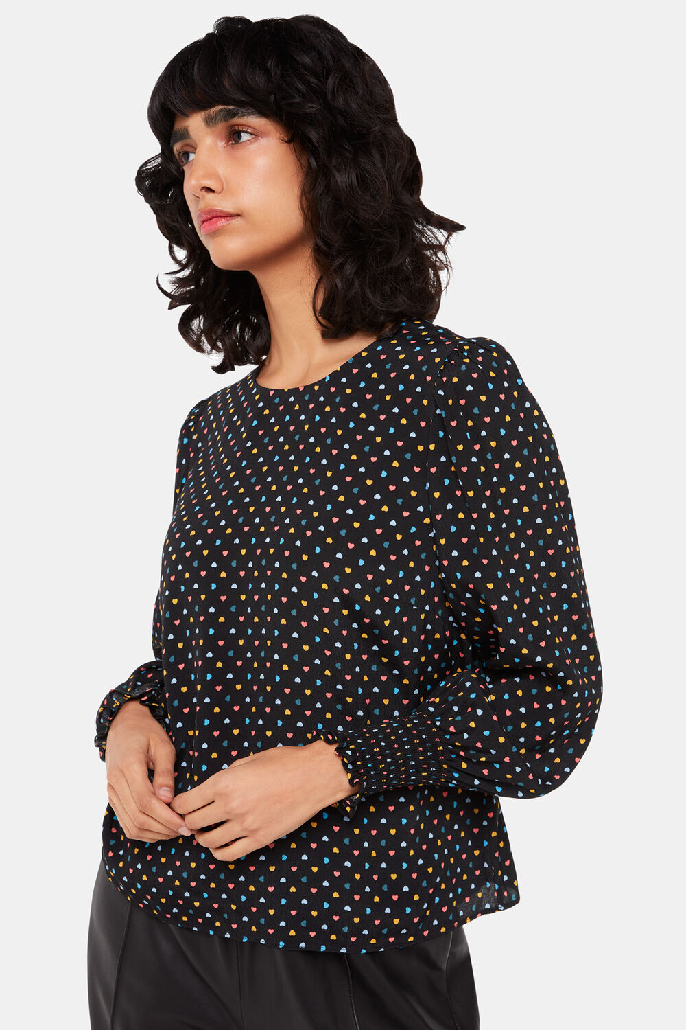 Scattered Hearts Blouse