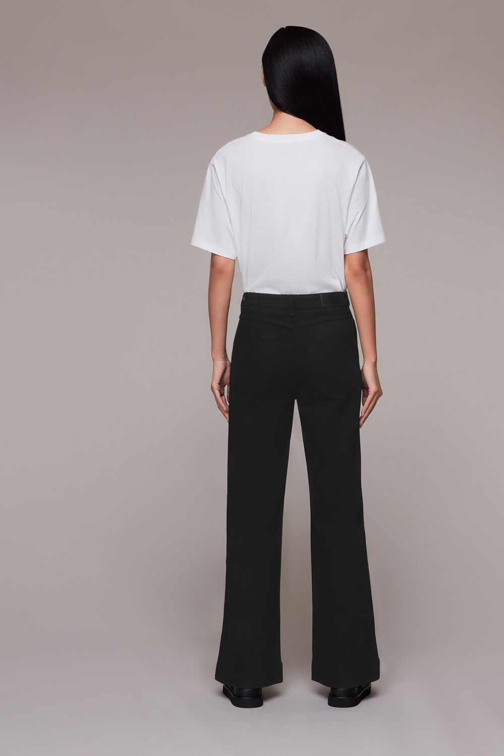 Black Lucy Stretch Flared Jean