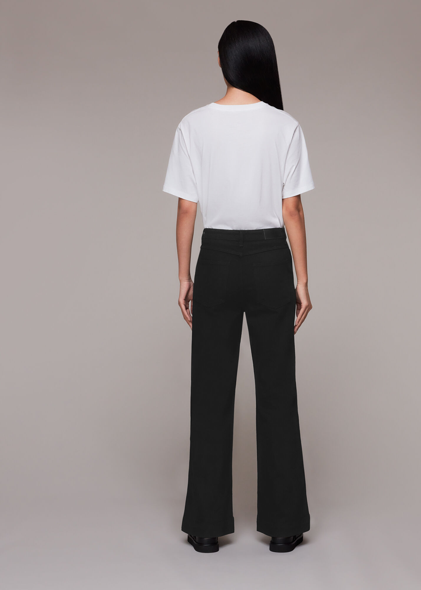 Black LucyStretchFlaredJean WHISTLES