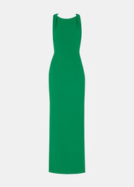 Tie Back Maxi Dress Green