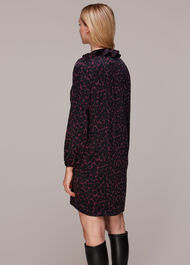Smudge Animal Frill Dress