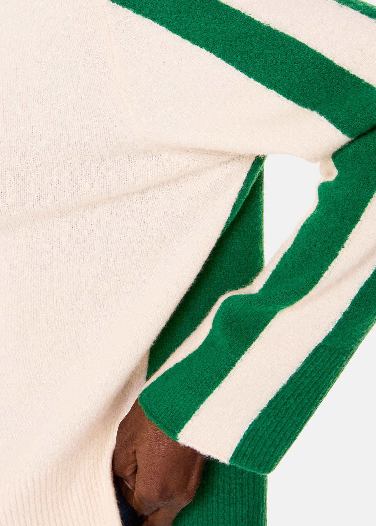 Colourblock Wool Mix Knit