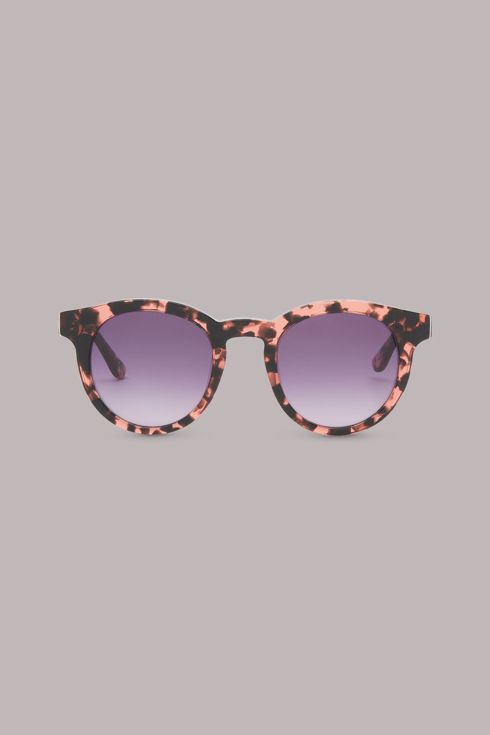 Gracie Round Tort Sunglasses