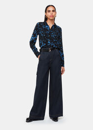 Smudged Spot Print Shirt