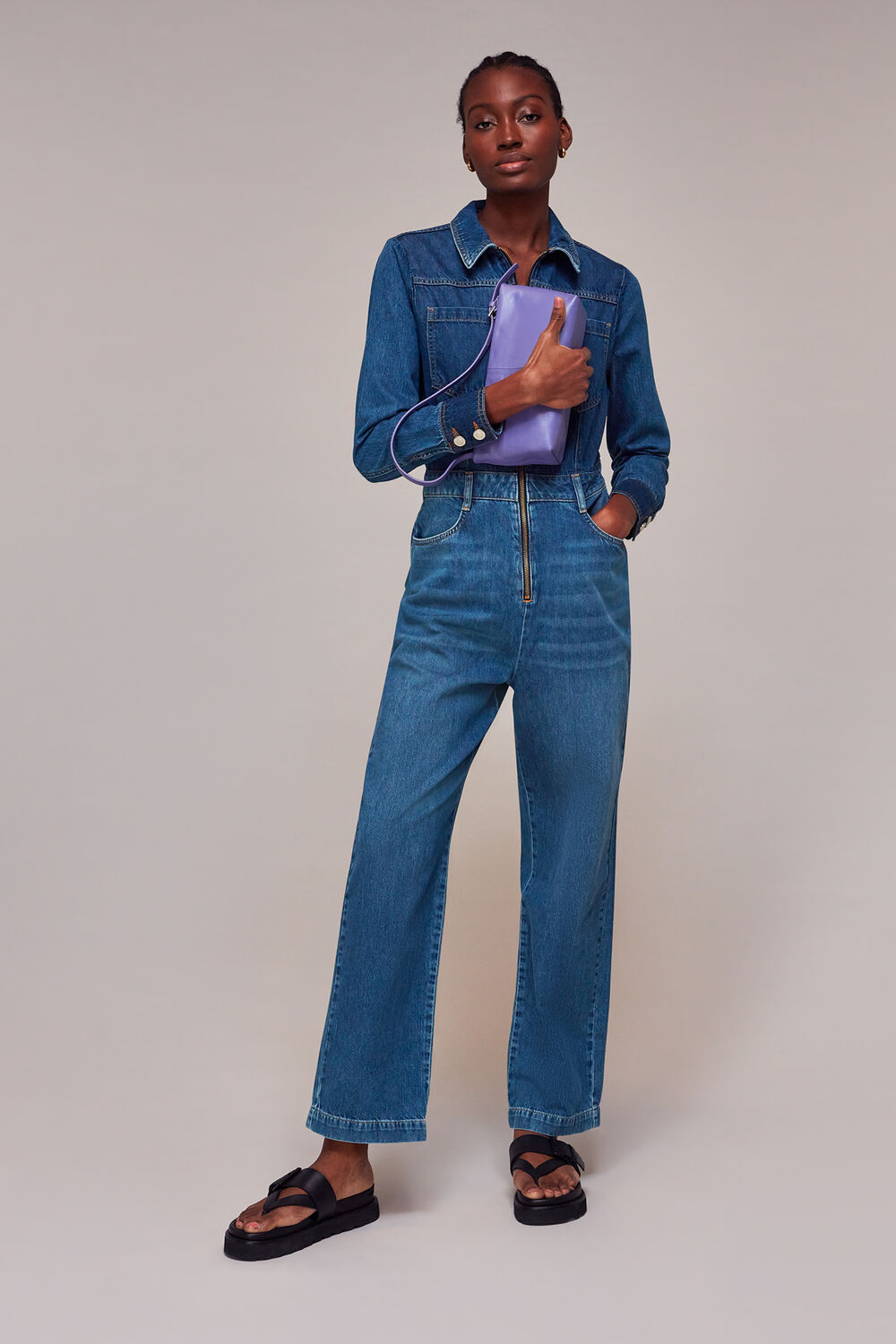 Denim Elliot Patchwork Boilersuit
