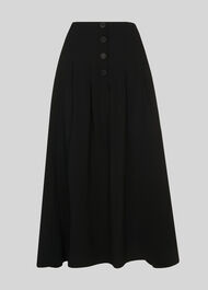 Tian Button Skirt Black