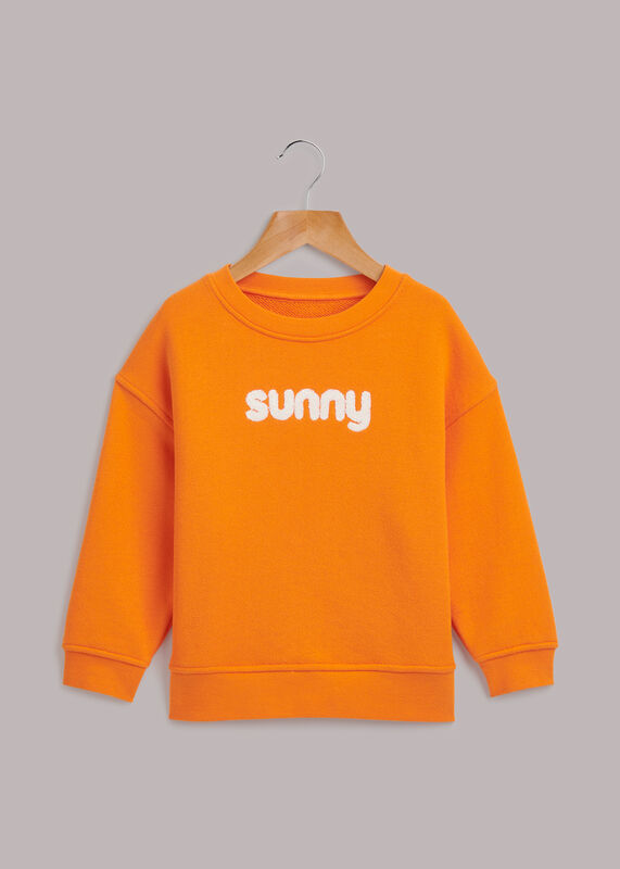 Orange Sunny Sweatshirt