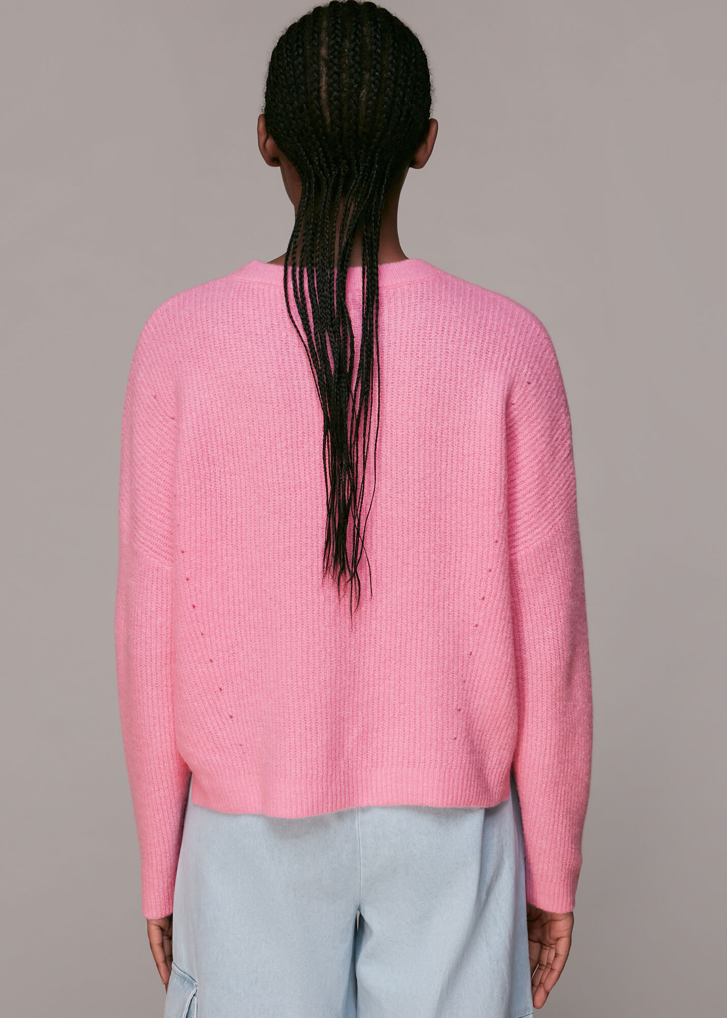 Whistles pink jumper top