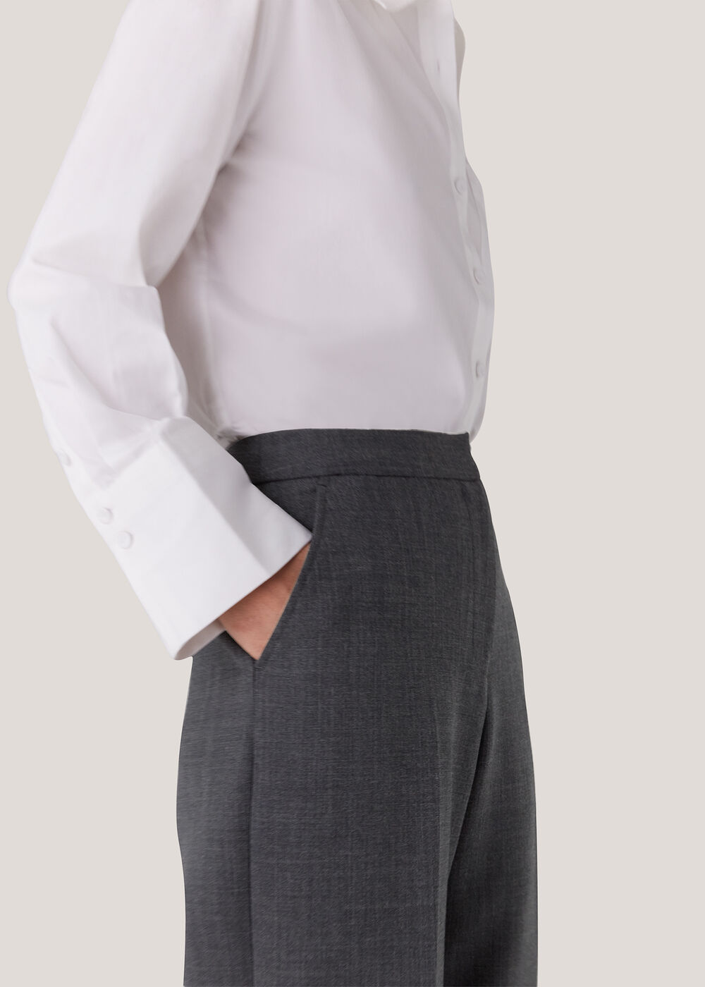 Natalie Wool Blend Trouser