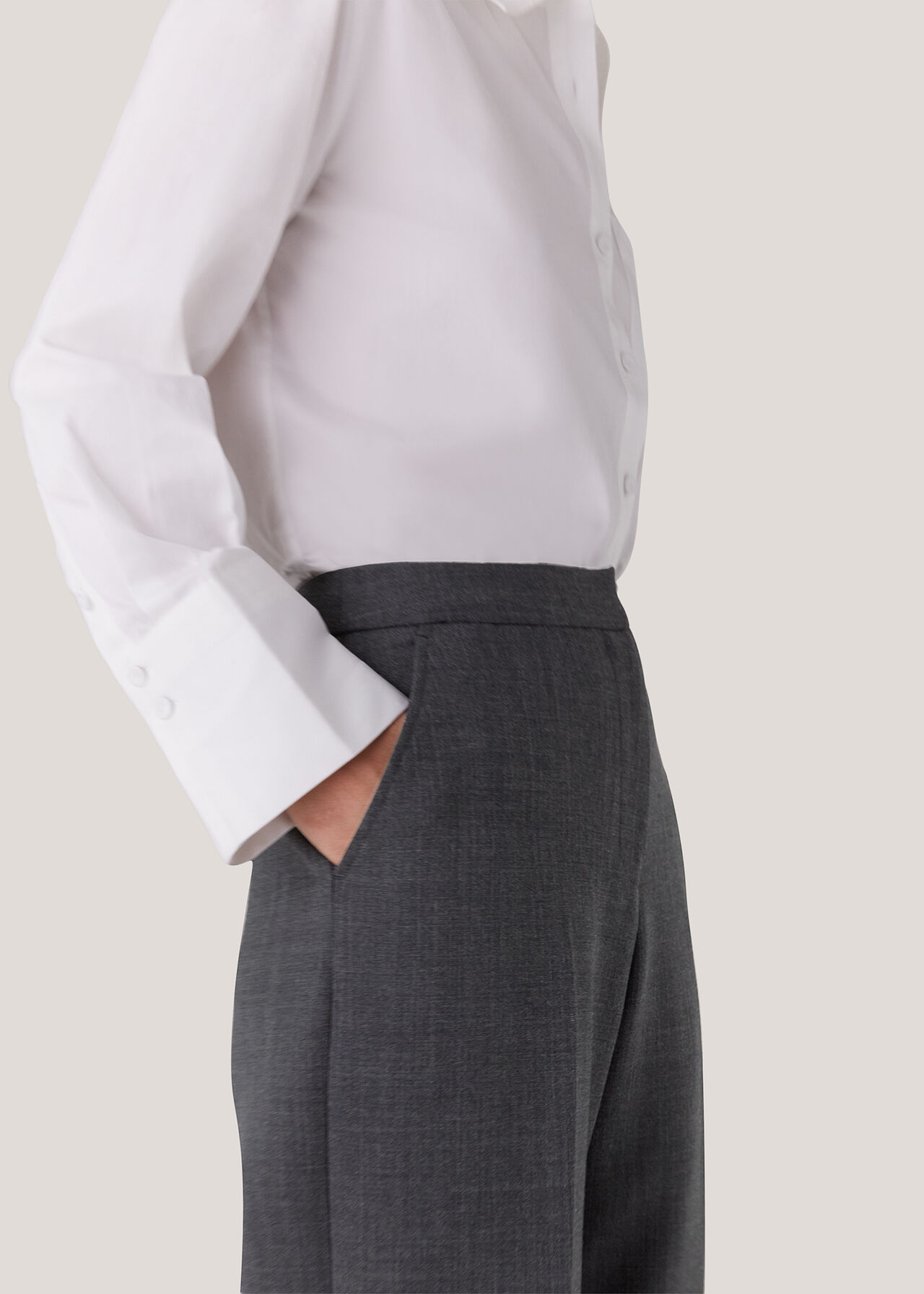 Natalie Wool Blend Trouser