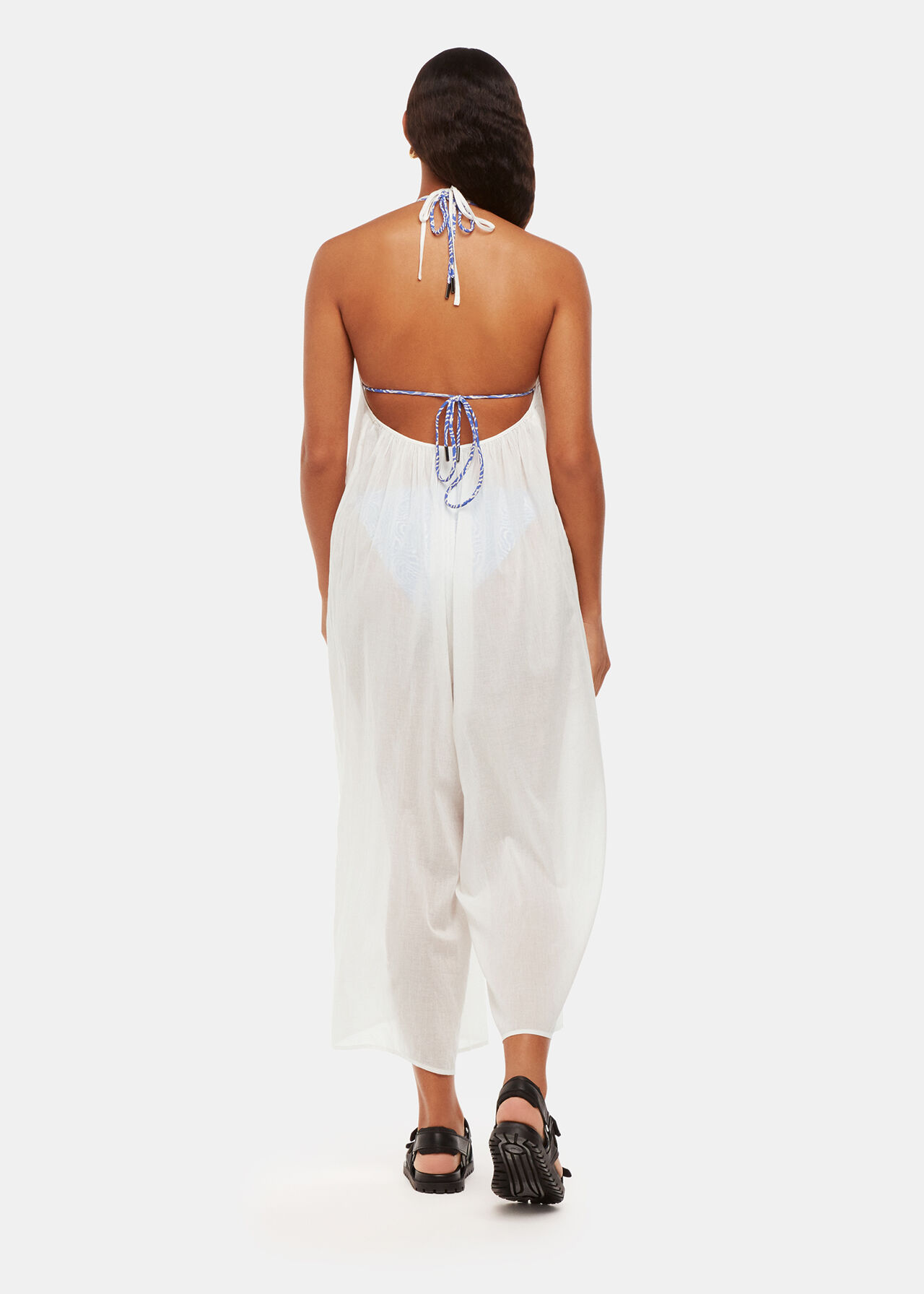 Halterneck Swim Jumpsuit