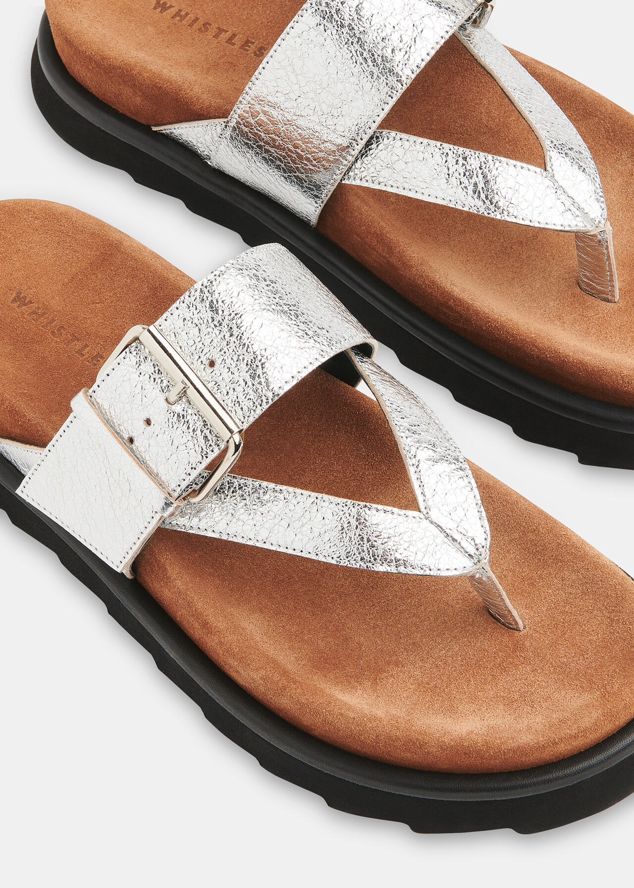 Sutton Toe Post Buckle Sandal