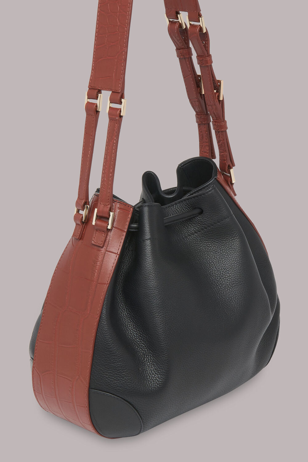 Derin Drawstring Shoulder Bag