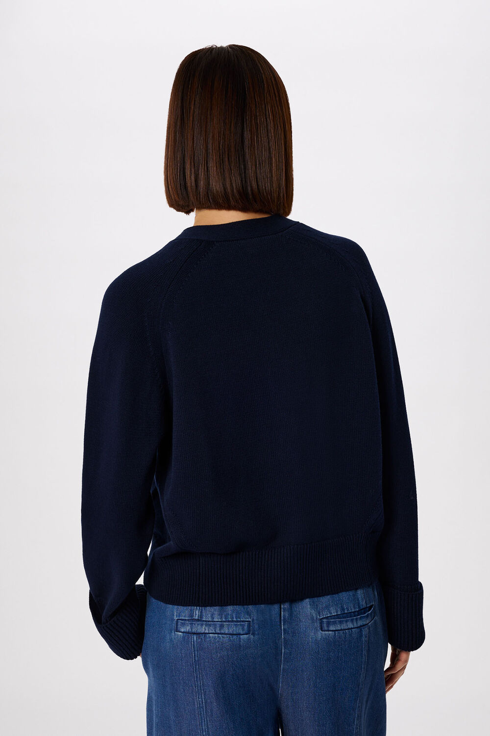 Cotton Pocket Detail Cardigan